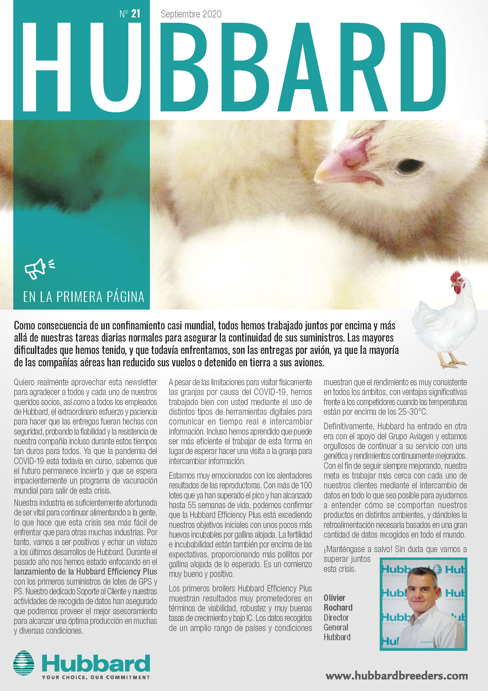 ES_Hubbard Newsletter Edition 21_Septiembre 2020 (Spanish)