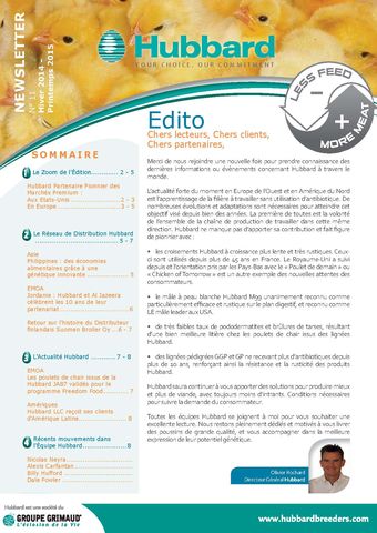 HUBBARD NEWSLETTER N° 11 FRANÇAIS